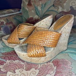 Jessica Simpson Wedge Mules
